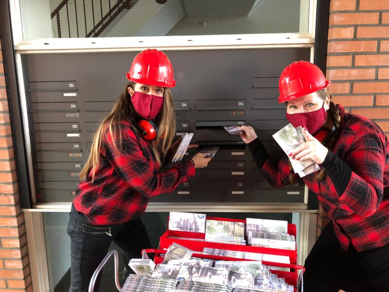 Chocoladerepen in Winkelcentrum Galecop