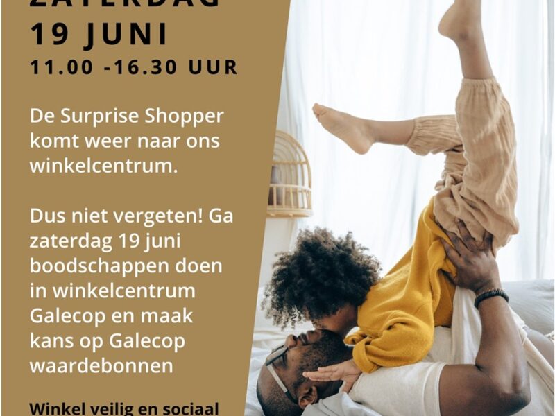 VADERDAG ACTIE in winkelcentrum Galecop VADERDAG ACTIE in winkelcentrum Galecop