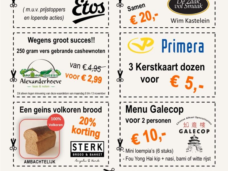 NAJAARS AANBIEDINGEN, KNIP UW VOORDEEL NAJAARS AANBIEDINGEN, KNIP UW VOORDEEL